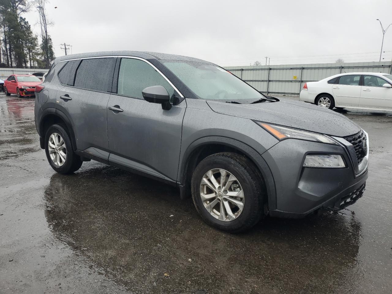 2021 Nissan Rogue VIN 5N1AT3BA0MC830495 Copart auction photo, side / undercarriage damage thumbnail 4