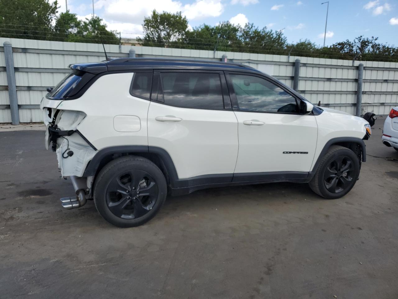 2021 Jeep Compass VIN 3C4NJCBB7MT535368 Copart auction photo, front end / rear end damage thumbnail 3