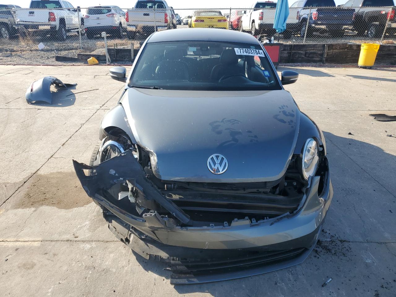 2018 Volkswagen Beetle VIN 3VWFD7AT1JM710424 Copart auction photo, rear end / front end damage thumbnail 5