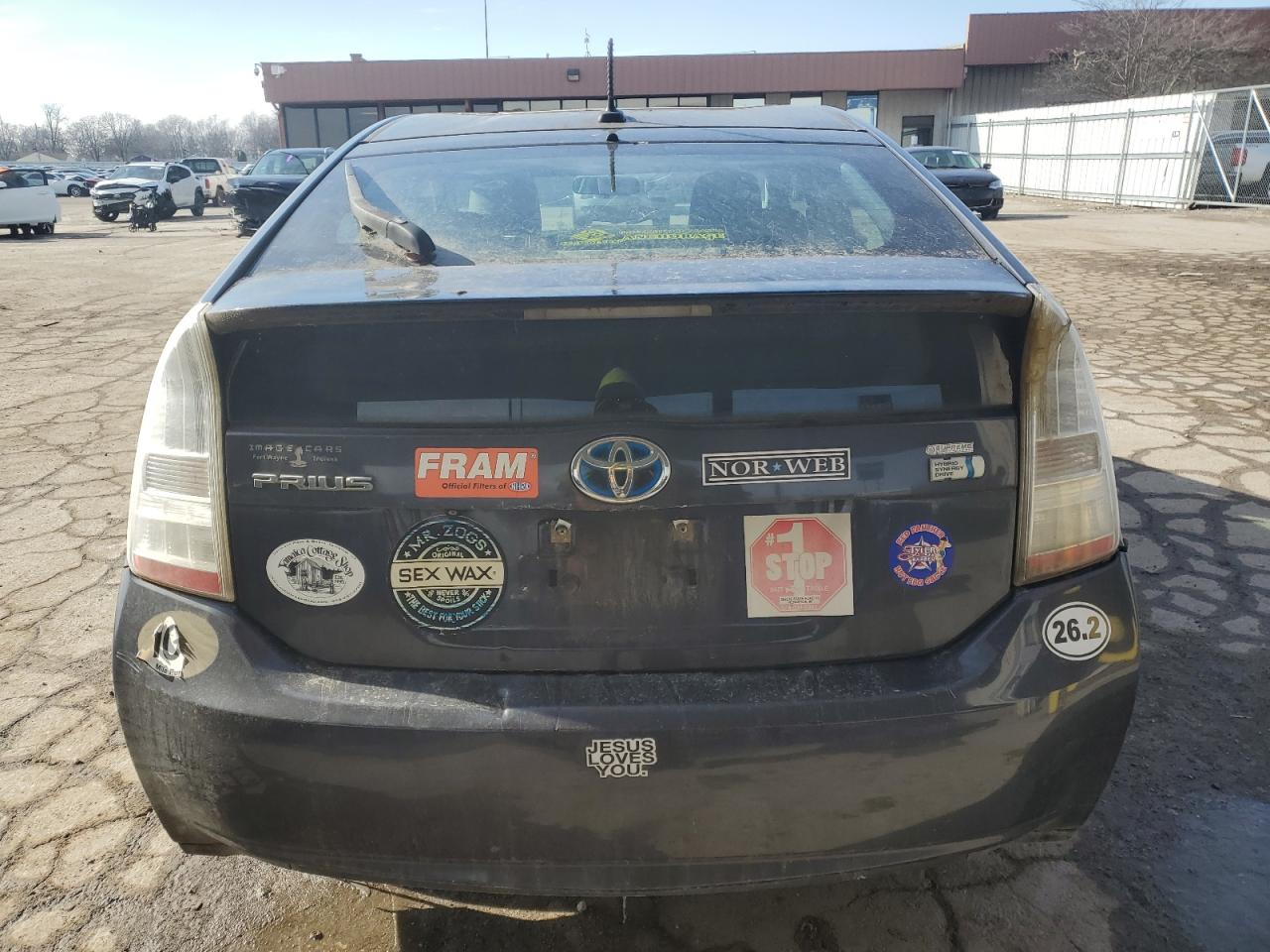 2010 Toyota Prius VIN JTDKN3DUXA0120575 Copart auction photo, all over damage thumbnail 6