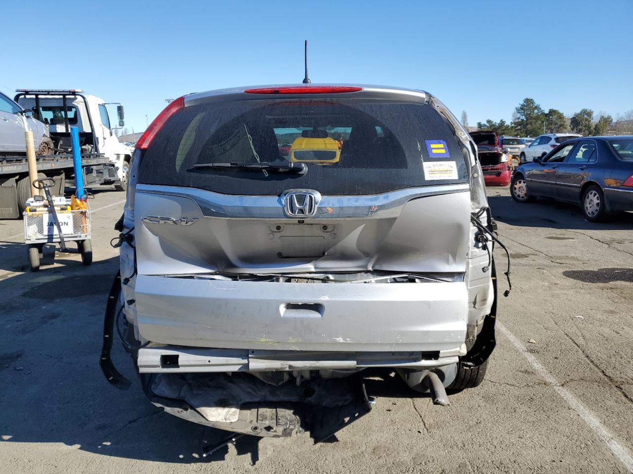2016 Honda CR-V VIN 2HKRM3H52GH530674 Copart auction photo, rear end damage thumbnail 6