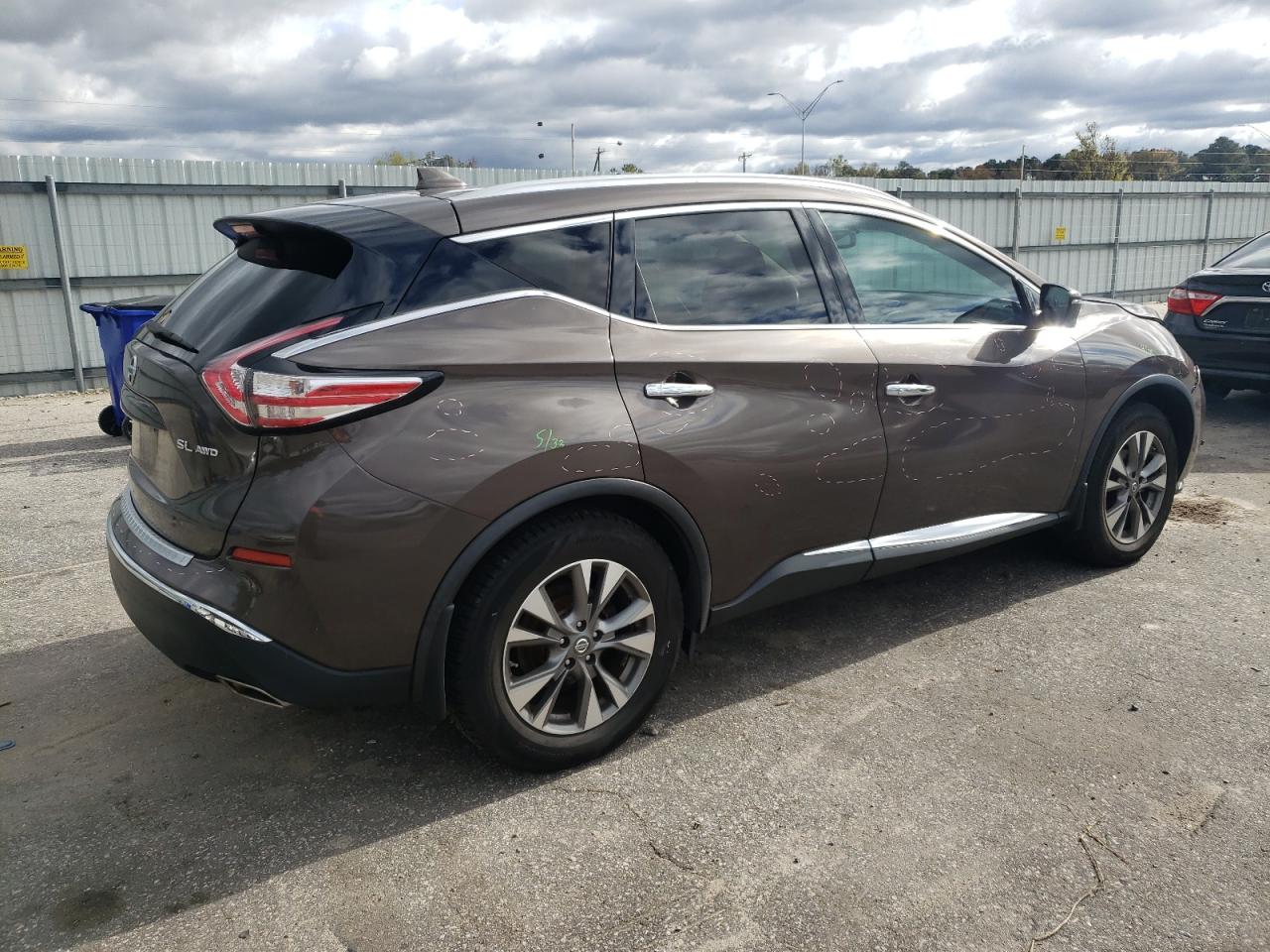 2016 Nissan Murano VIN 5N1AZ2MH2GN168284 Copart auction photo, front end damage thumbnail 3