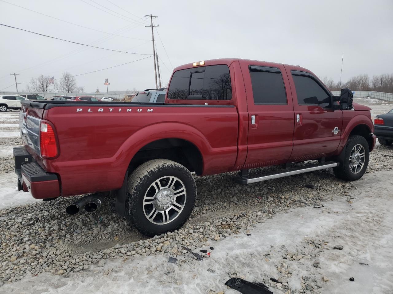 2013 Ford F350 VIN 1FT8W3BT4DEB71465 Copart auction photo, side / minor dent/scratches damage thumbnail 3