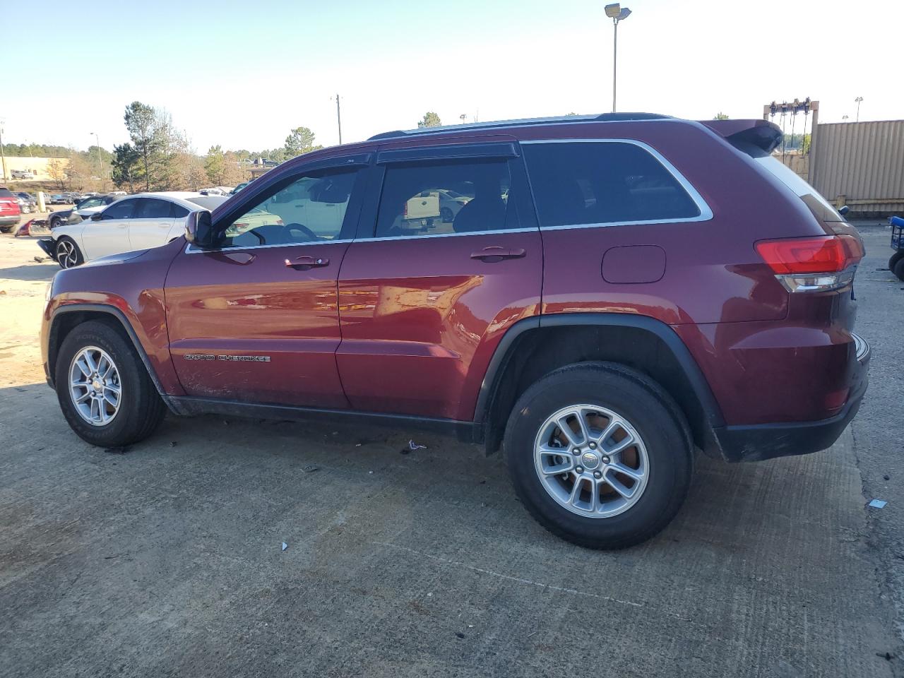 2018 Jeep Grand Cherokee VIN 1C4RJEAG2JC512291 Copart auction photo, front end / side damage thumbnail 2