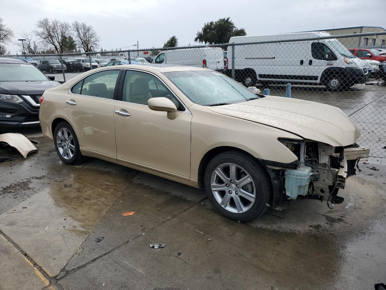 2008 Lexus ES VIN JTHBJ46G082164137 Copart auction photo, front end damage thumbnail 4