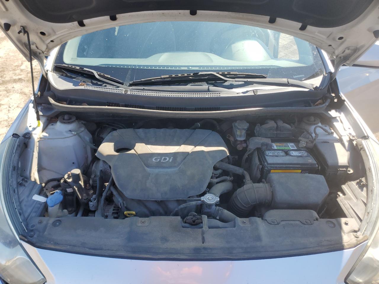 2013 Hyundai Accent VIN KMHCT4AE0DU346582 Copart auction photo, front end damage thumbnail 11