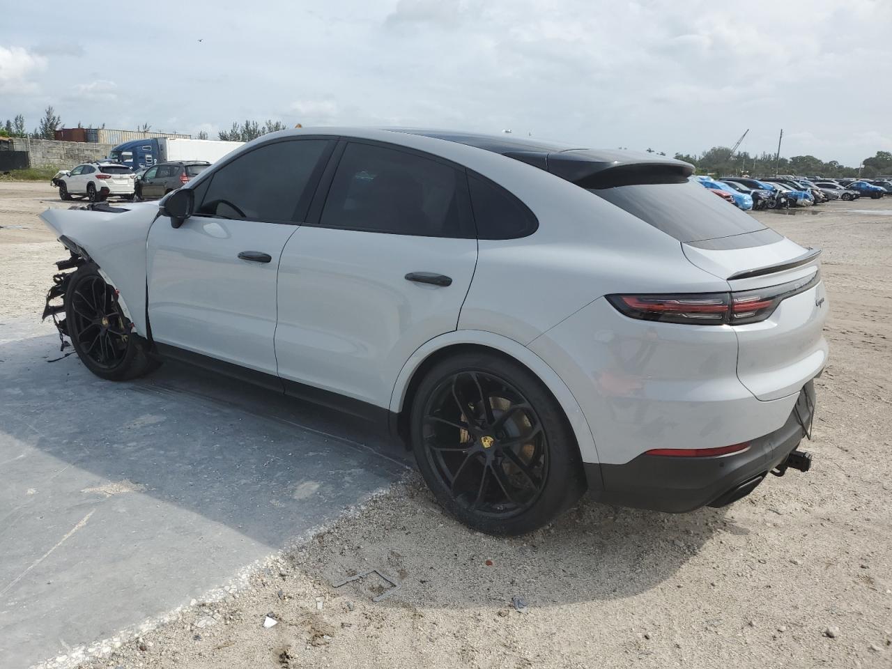 2021 Porsche Cayenne VIN WP1BA2AY1MDA42700 Copart auction photo, front end / minor dent/scratches damage thumbnail 2