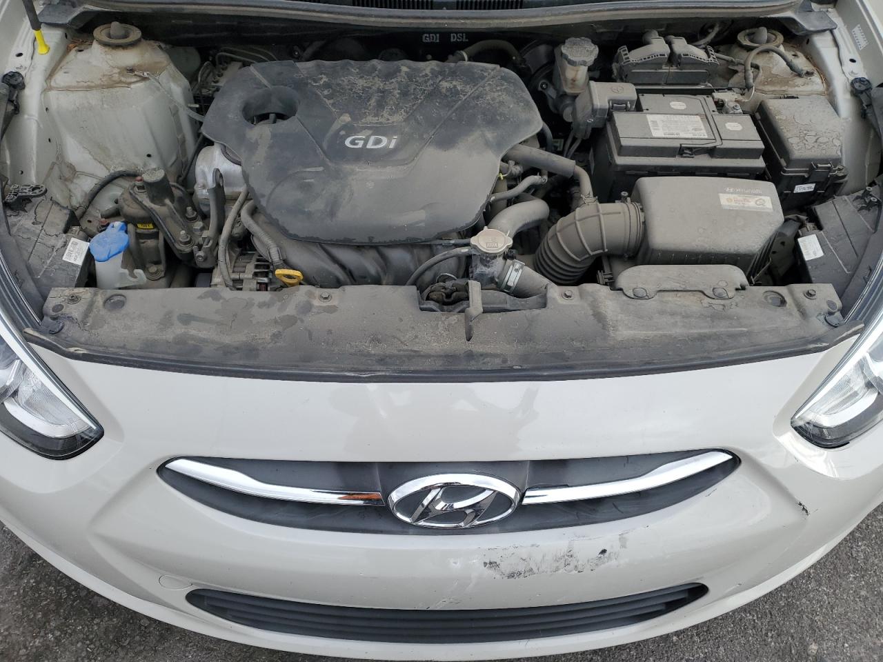 2016 Hyundai Accent VIN KMHCT4AE3GU106639 Copart auction photo, rear end damage thumbnail 11