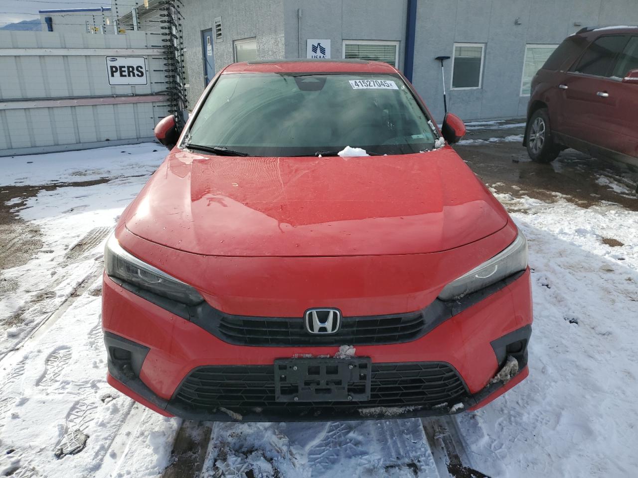 2022 Honda Civic VIN 2HGFE1F72NH304568 Copart auction photo, hail damage thumbnail 5