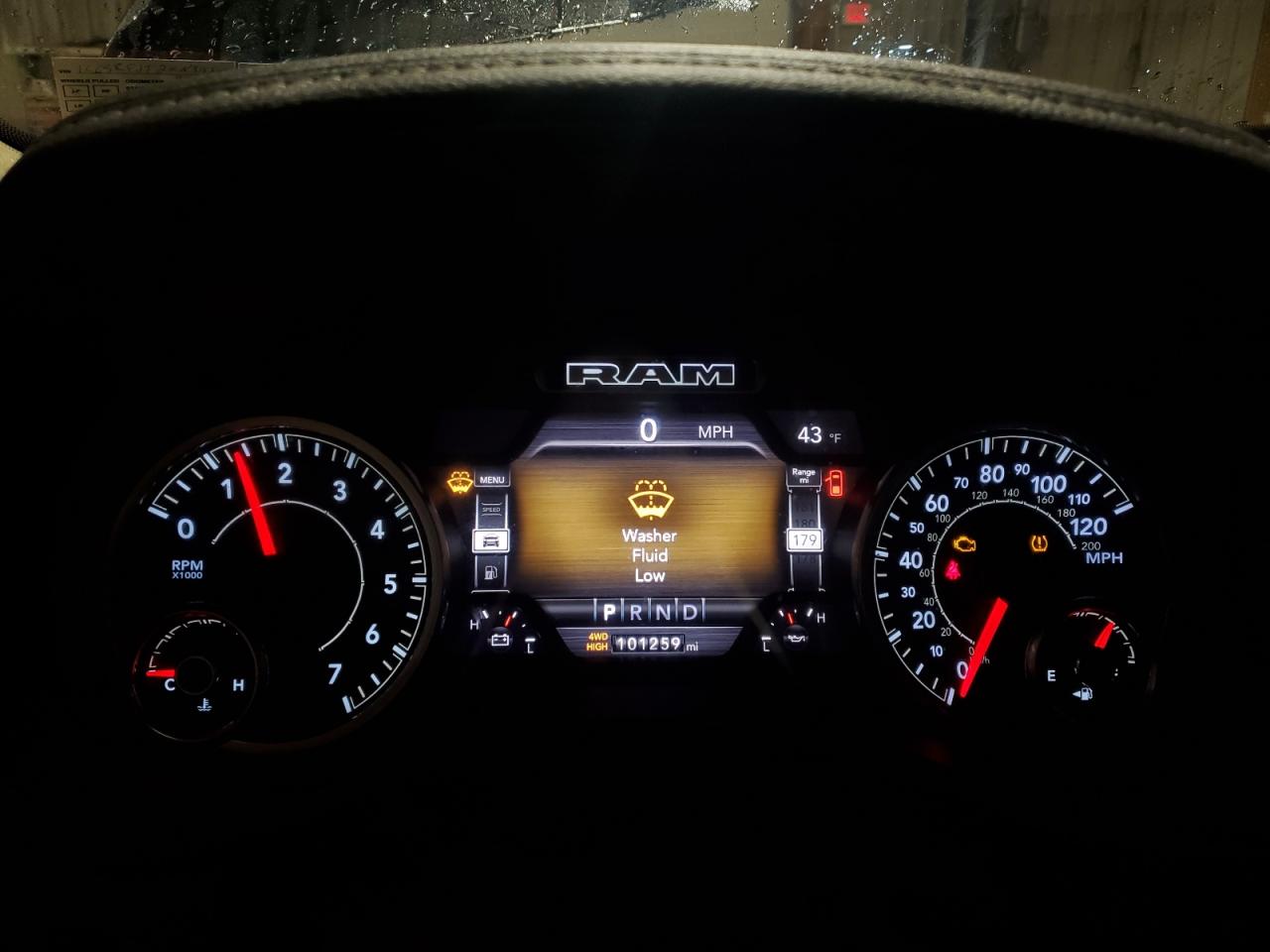 2019 RAM 1500 VIN 1C6SRFJT2KN915245 Copart auction photo, front end damage thumbnail 9