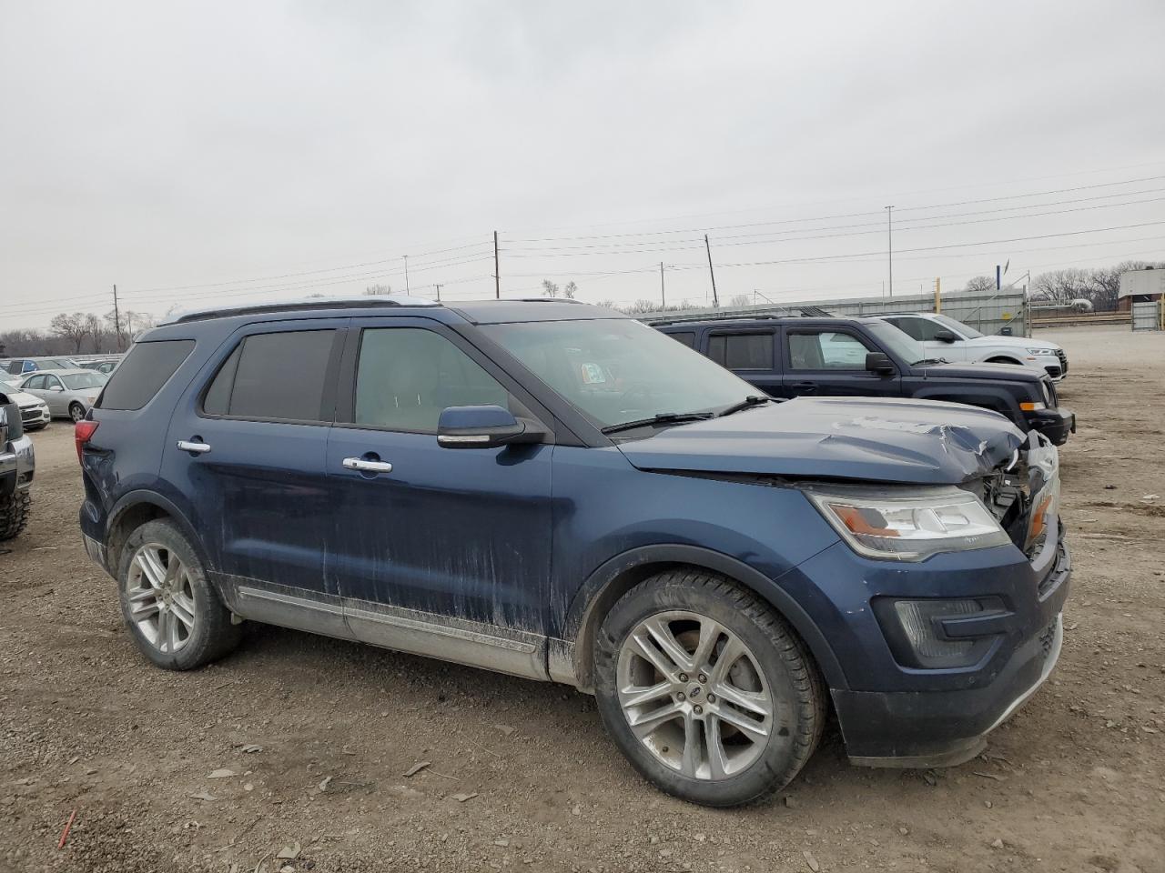 2016 Ford Explorer VIN 1FM5K8F8XGGA14139 Copart auction photo, front end damage thumbnail 4