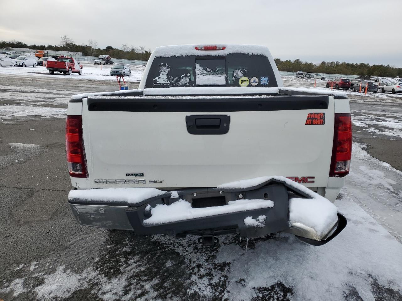 2012 GMC Sierra VIN 3GTP2WE7XCG132054 Copart auction photo, side / front end damage thumbnail 6