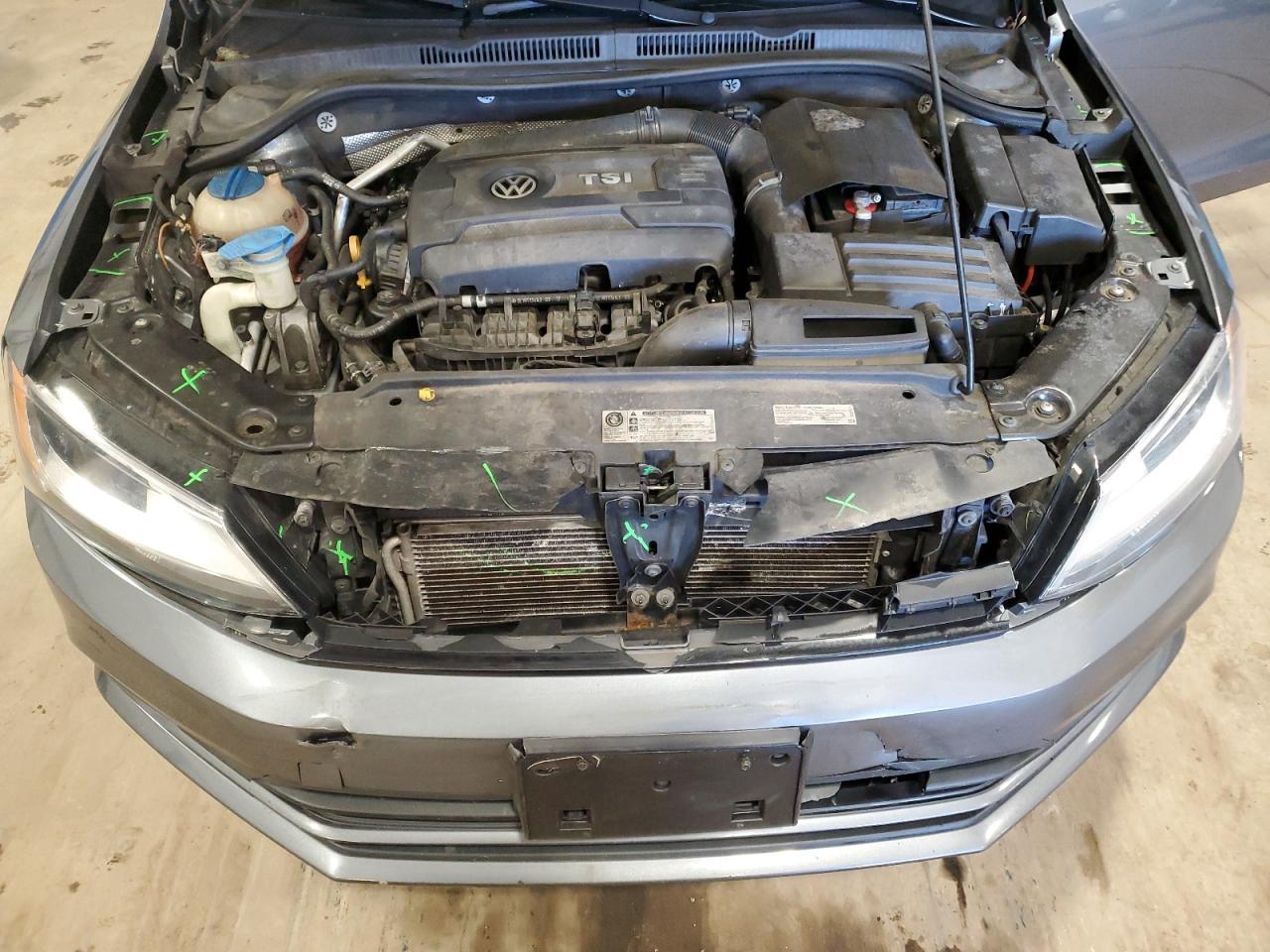 2015 Volkswagen Jetta VIN 3VWD17AJ2FM421669 Copart auction photo, front end damage thumbnail 11
