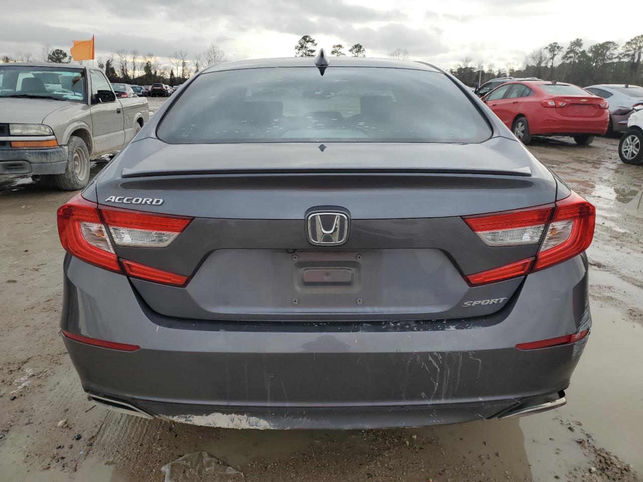 2019 Honda Accord VIN 1HGCV1F35KA164137 Copart auction photo, front end / rear end damage thumbnail 6