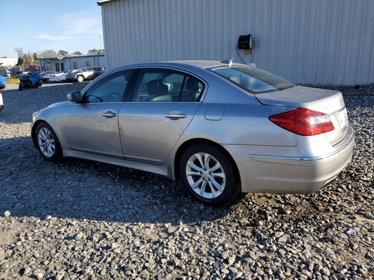 2013 Hyundai Genesis VIN KMHGC4DDXDU209606 Copart auction photo, all over damage thumbnail 2