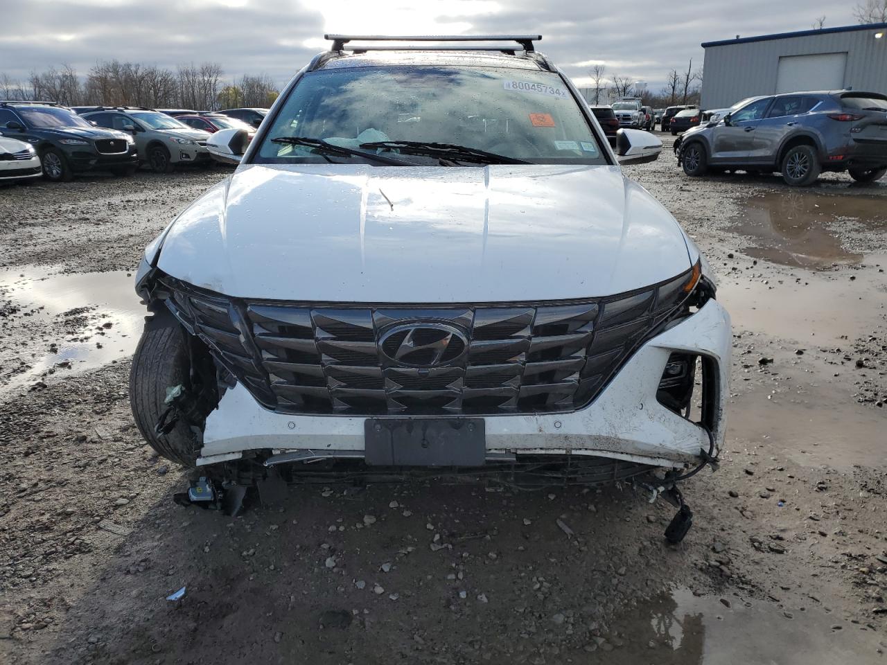2022 Hyundai Tucson VIN 5NMJECAE6NH068487 Copart auction photo, front end / side damage thumbnail 5