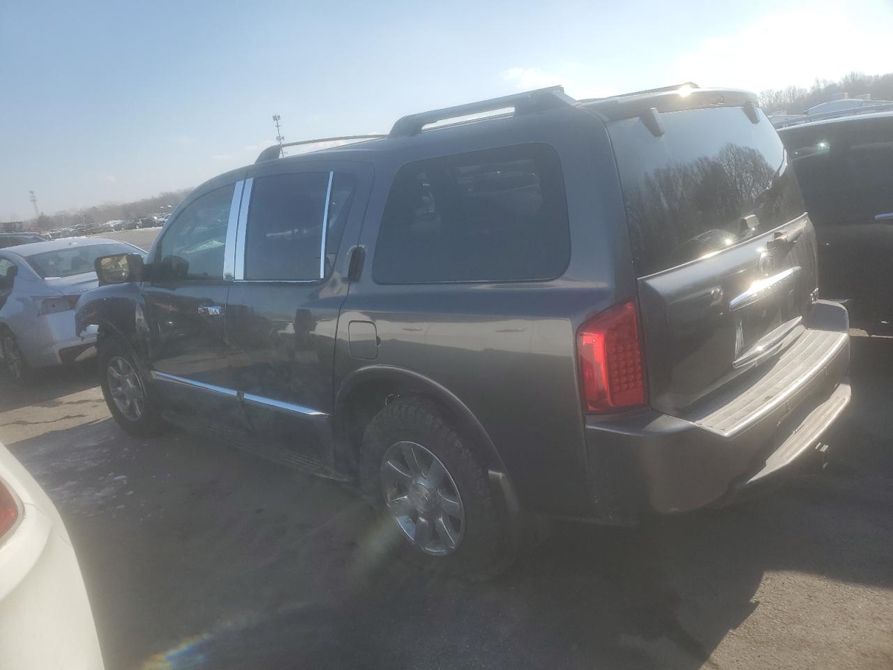2006 Infiniti QX56 VIN 5N3AA08C06N804555 Copart auction photo, front end / side damage thumbnail 2