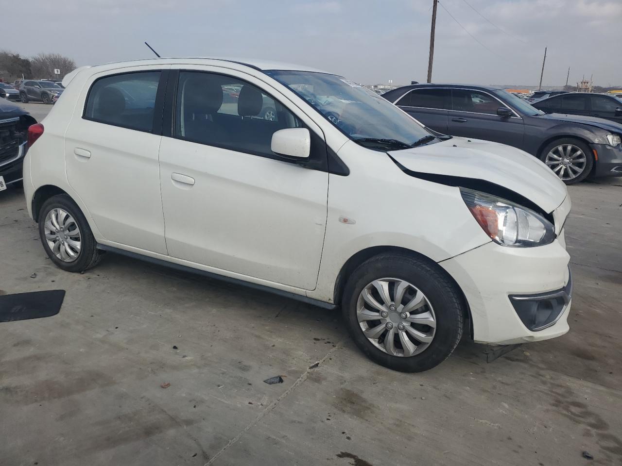 2019 Mitsubishi Mirage VIN ML32A3HJ7KH013842 Copart auction photo, all over damage thumbnail 4