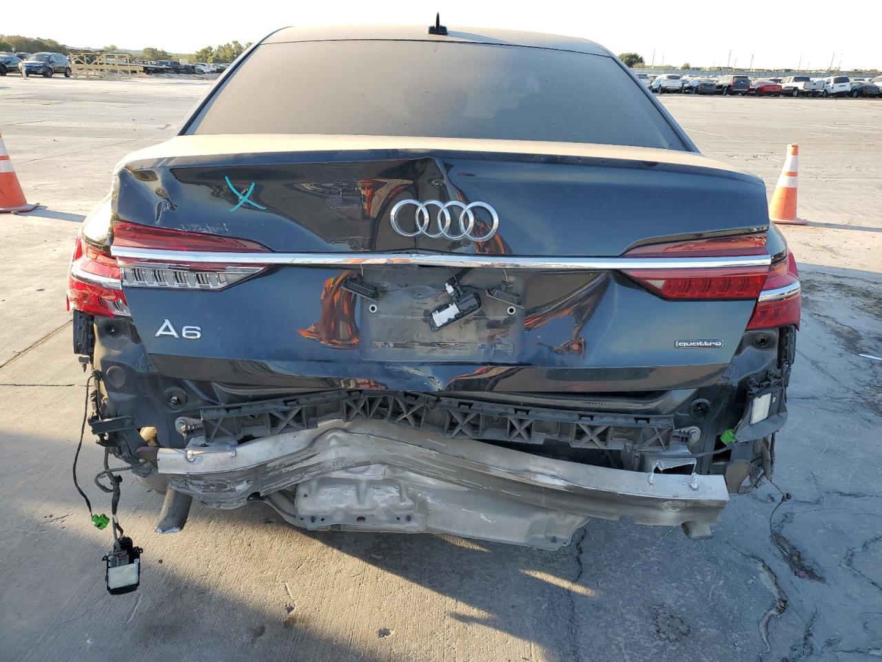 2019 Audi A6 VIN WAUM2AF25KN046145 Copart auction photo, rear end damage thumbnail 6
