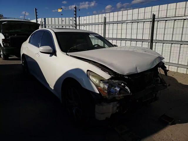 2011 Infiniti G VIN JN1CV6AR3BM351983 Copart auction photo, front end / side damage thumbnail 10