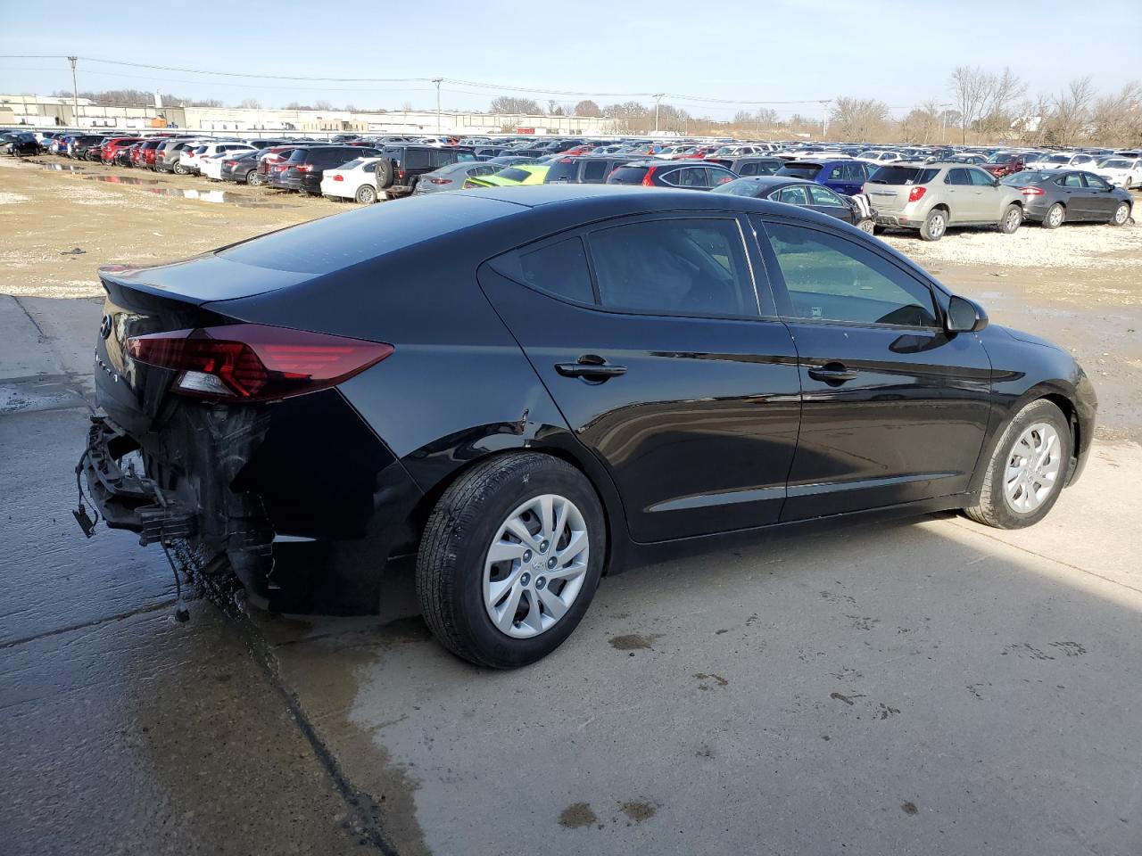 2020 Hyundai Elantra VIN 5NPD74LF0LH551136 Copart auction photo, all over / minor dent/scratches damage thumbnail 3