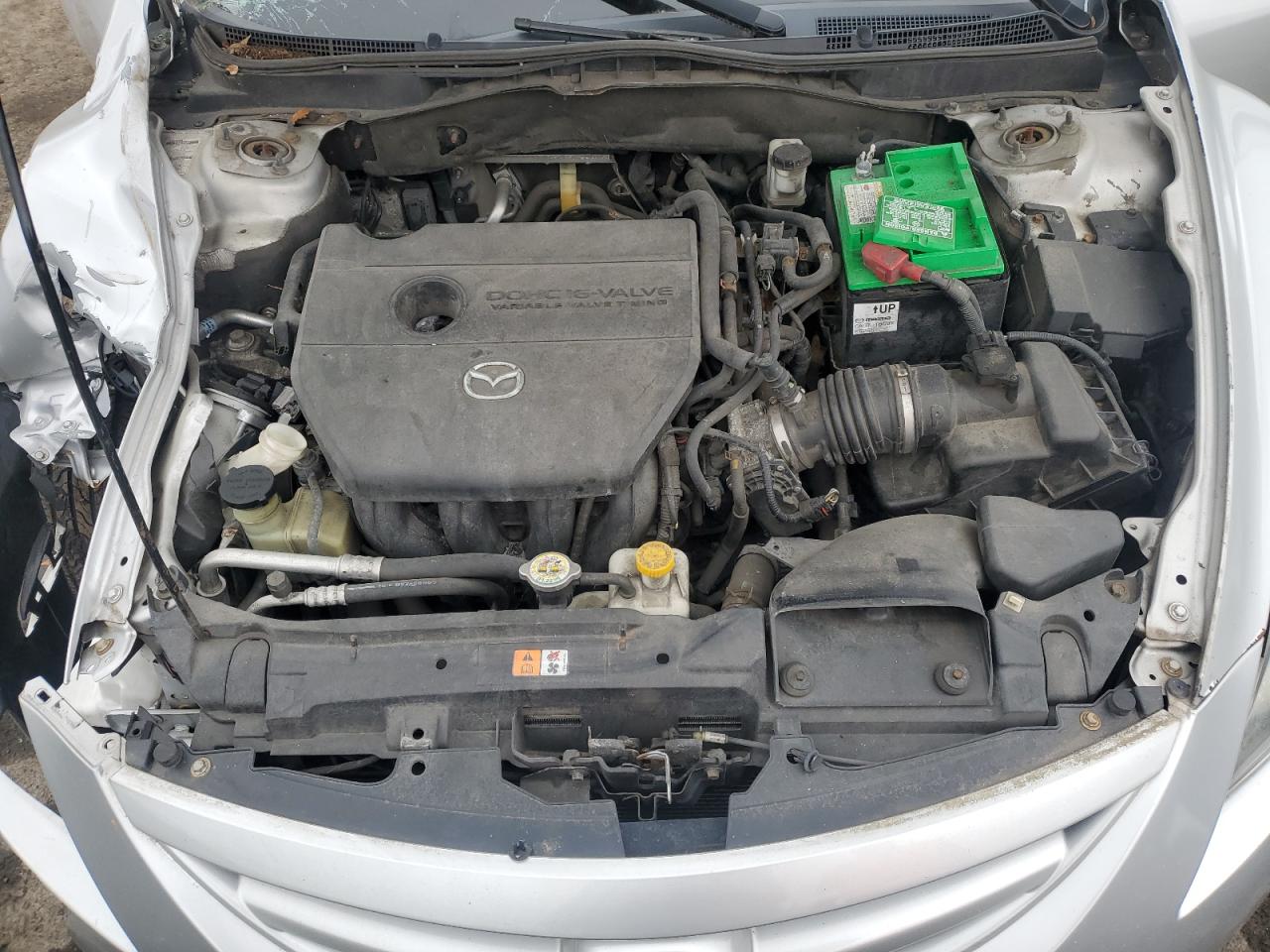 2011 Mazda 6 VIN 1YVHZ8BH6B5M26415 Copart auction photo, front end / top/roof damage thumbnail 11