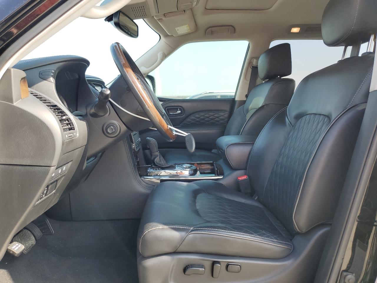 2019 Infiniti QX80 VIN JN8AZ2NF9K9688893 Copart auction photo, front end damage thumbnail 7