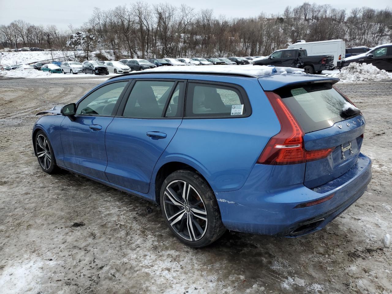 2020 Volvo V60 VIN YV1102EM3L2369532 Copart auction photo, undercarriage / front end damage thumbnail 2