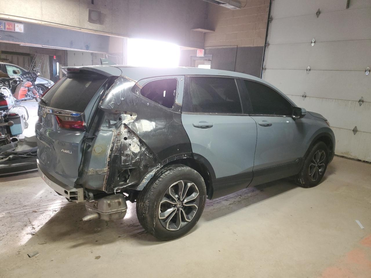 2021 Honda CR-V VIN 7FARW2H56ME002977 Copart auction photo, burn - interior / rear end damage thumbnail 3