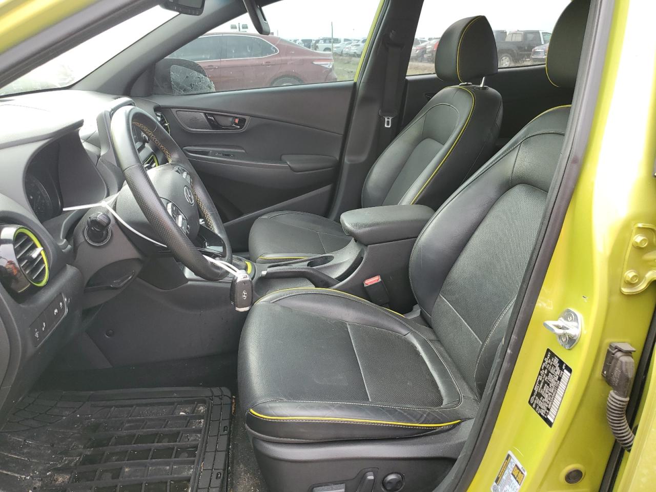 2019 Hyundai Kona VIN KM8K33A54KU217294 Copart auction photo, water/flood / rear end damage thumbnail 7