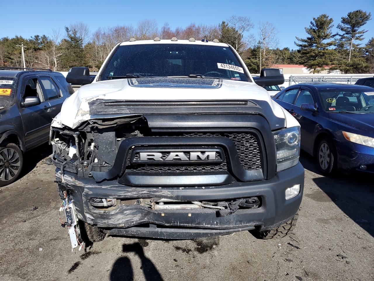 2017 RAM 2500 VIN 3C6TR5EJ1HG772345 Copart auction photo, front end damage thumbnail 5