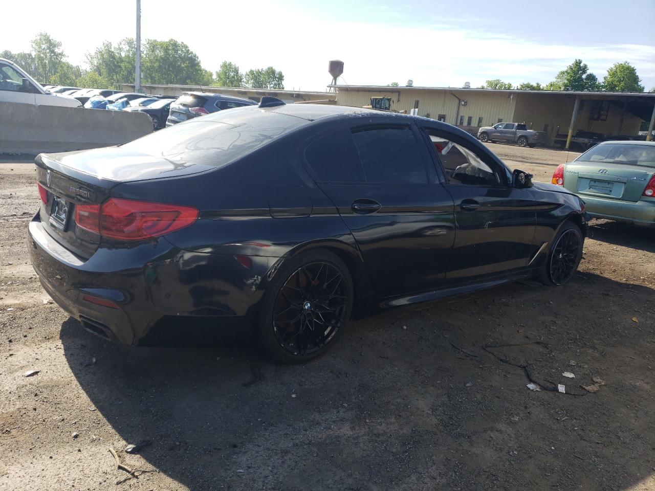 2019 BMW M5 VIN WBAJB9C56KB464814 Copart auction photo, front end / minor dent/scratches damage thumbnail 3