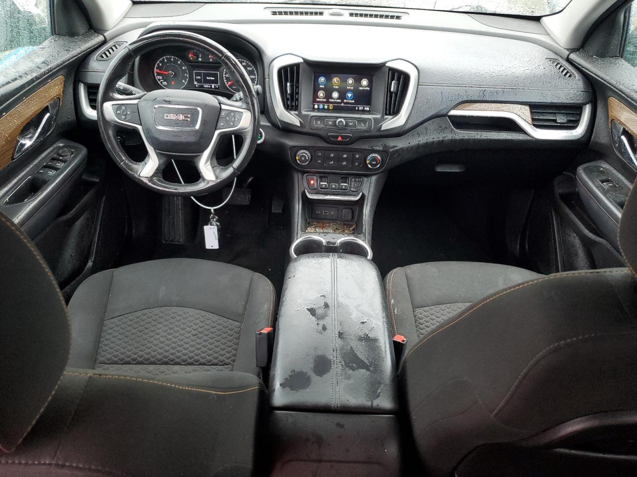 2018 GMC Terrain VIN 3GKALTEV8JL284682 Copart auction photo, front end / side damage thumbnail 8
