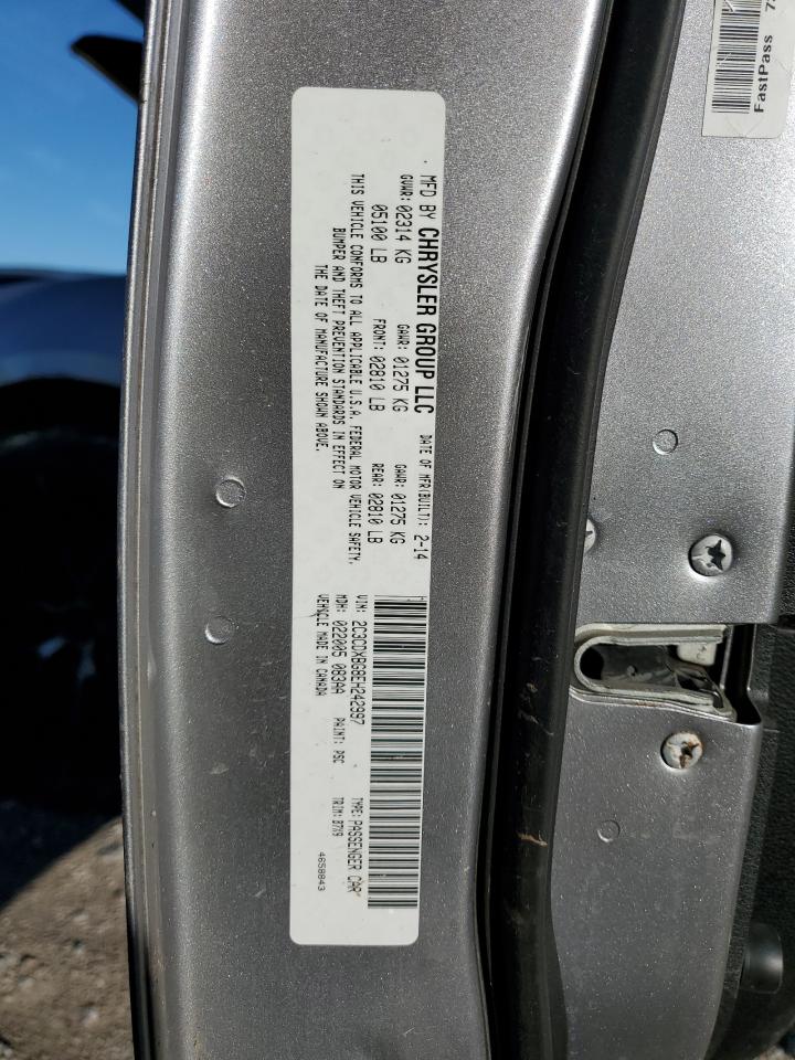 2014 Dodge Charger VIN 2C3CDXBG8EH242997 Copart auction photo, all over damage thumbnail 12