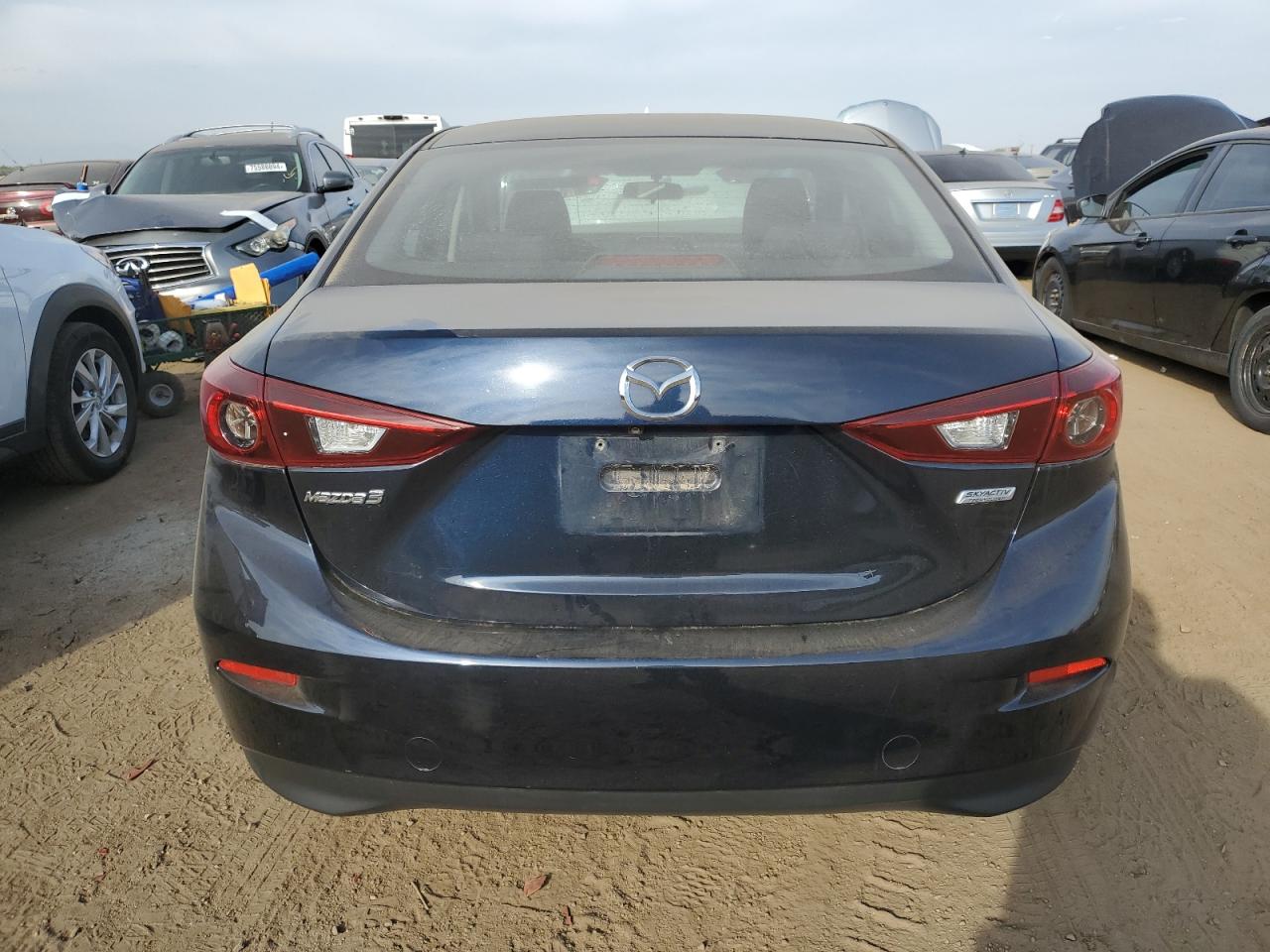 2016 Mazda 3 VIN JM1BM1T7XG1341938 Copart auction photo, front end damage thumbnail 6