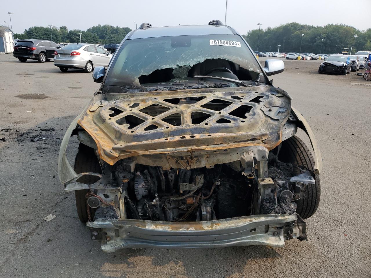 2015 Chevrolet Equinox VIN 2GNFLGEK4F6300328 Copart auction photo, burn - engine / rear end damage thumbnail 5