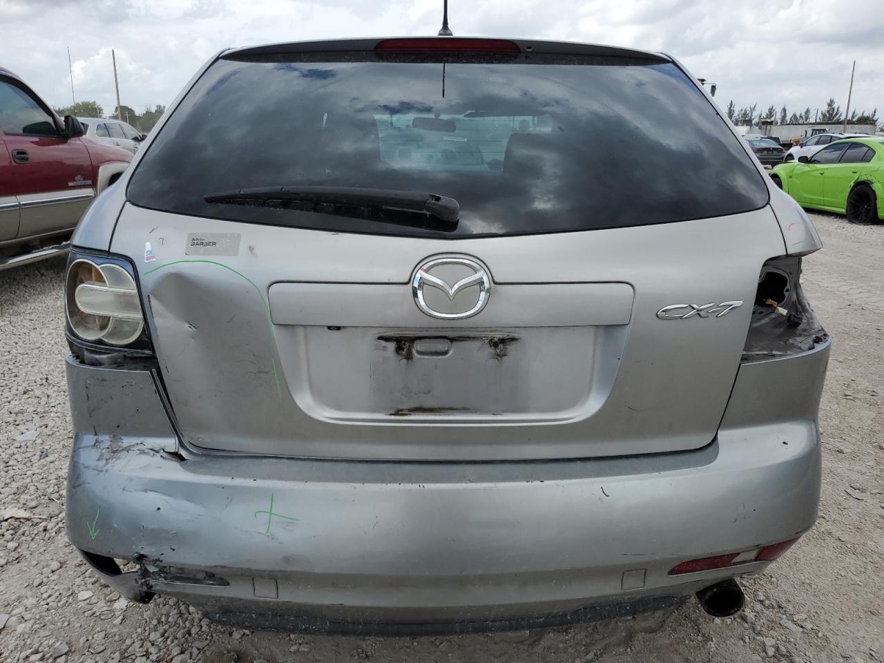 2010 Mazda CX-7 VIN JM3ER2W52A0322206 Copart auction photo, rear end / minor dent/scratches damage thumbnail 6