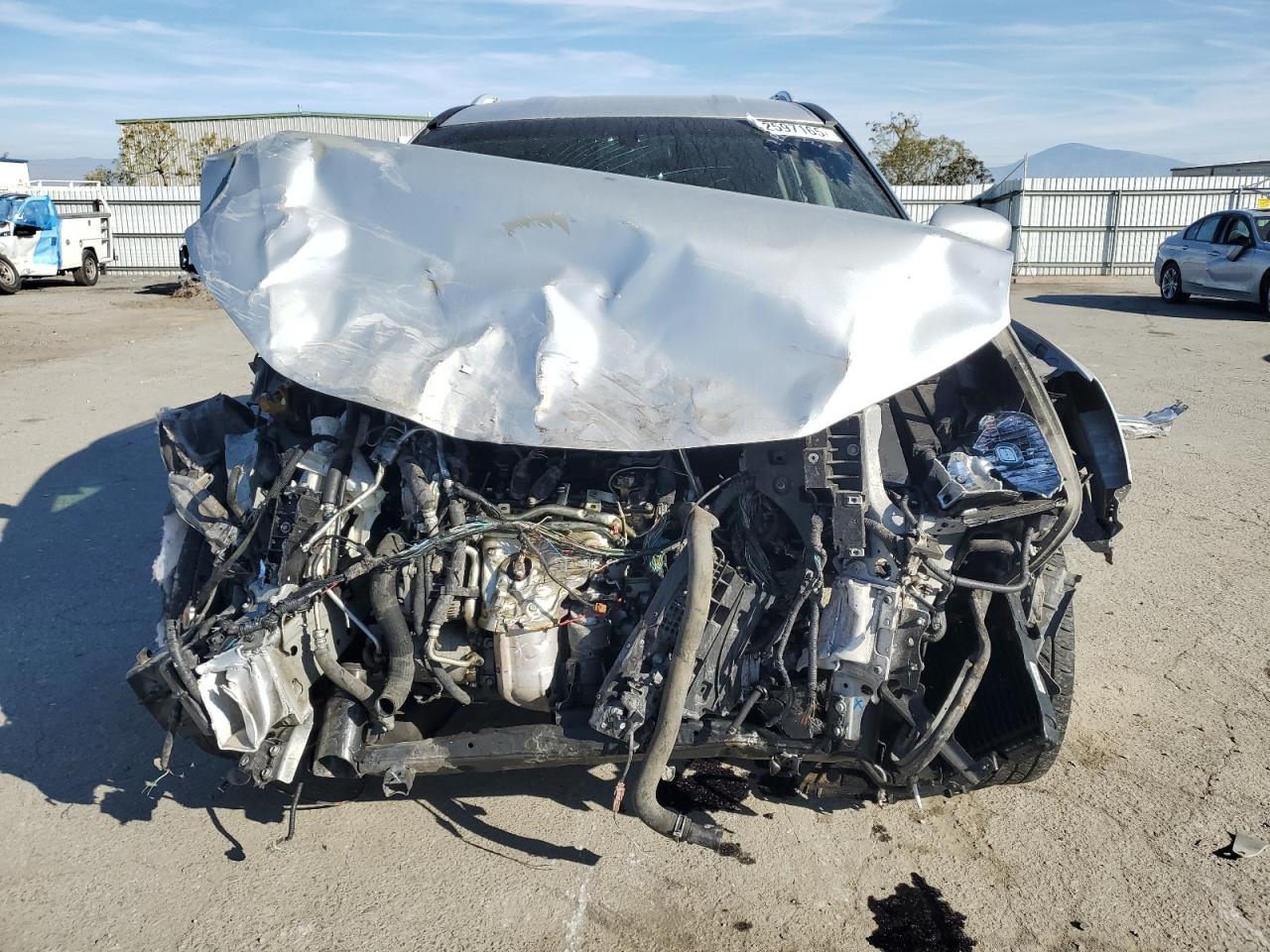 2013 Nissan Pathfinder VIN 5N1AR2MN7DC668406 Copart auction photo, front end / side damage thumbnail 5