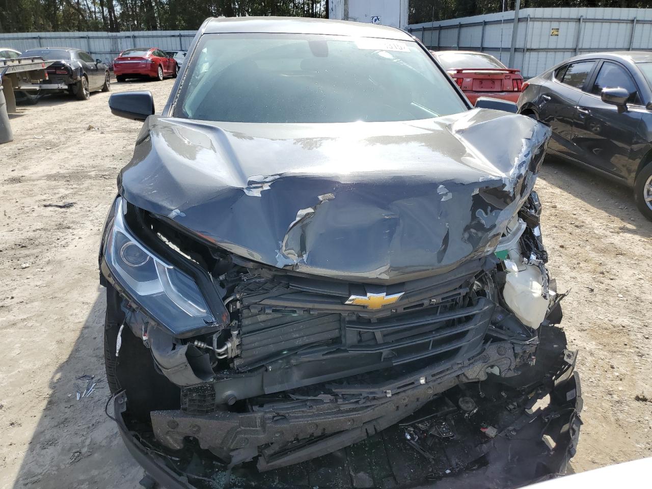 2018 Chevrolet Equinox VIN 2GNAXSEV2J6182008 Copart auction photo, front end damage thumbnail 5