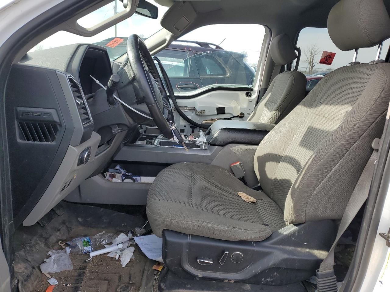 2018 Ford F-150 VIN 1FTEW1EP0JFD59458 Copart auction photo, front end / side damage thumbnail 7