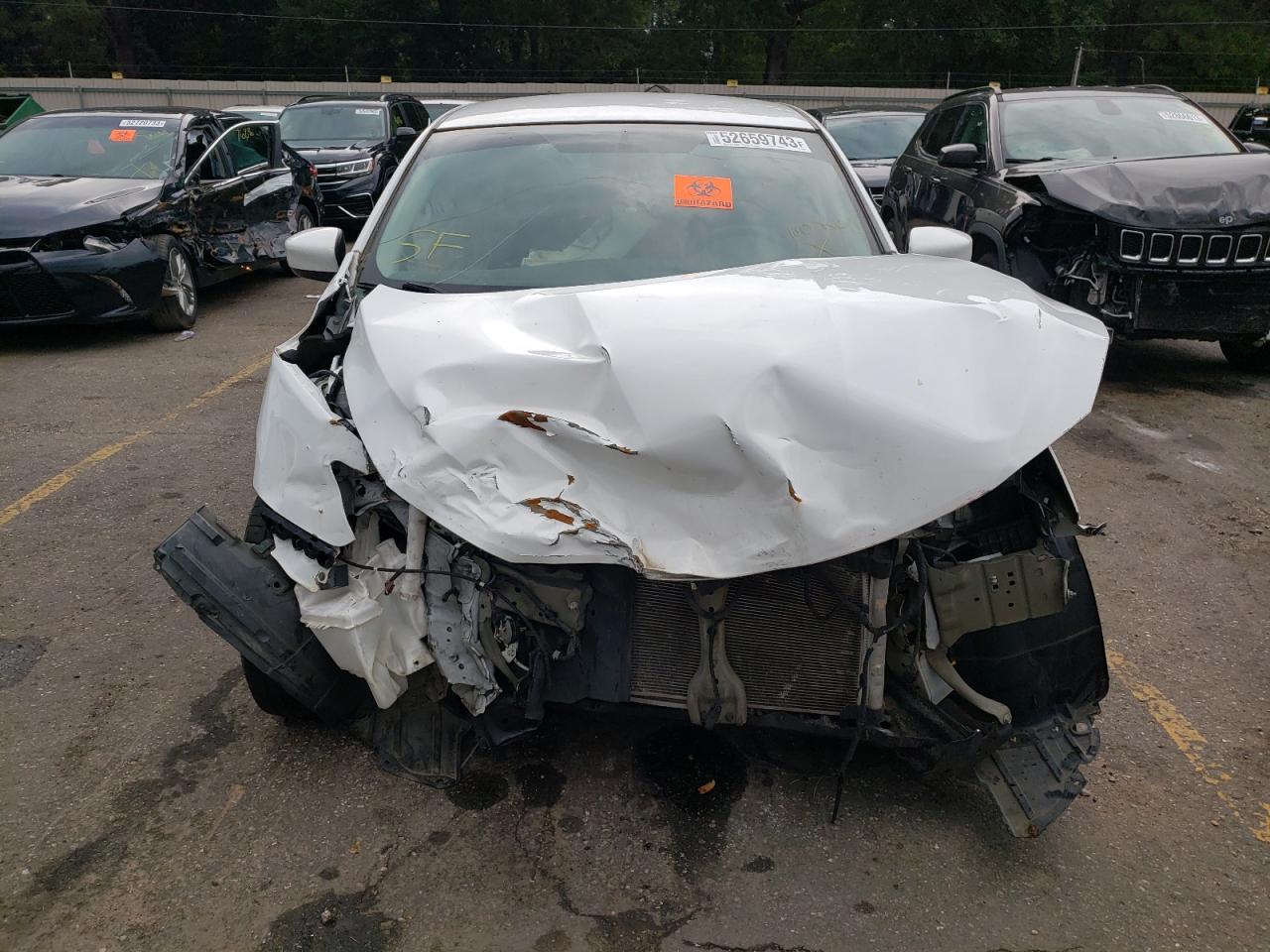 2019 Nissan Sentra VIN 3N1AB7AP7KY229080 Copart auction photo, front end damage thumbnail 5
