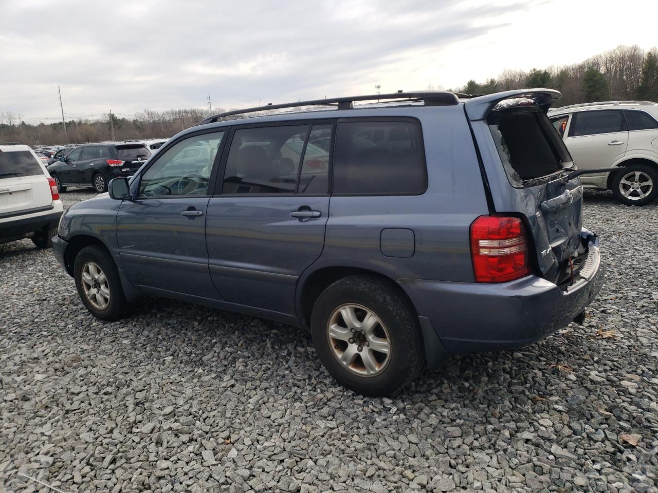 2003 Toyota Highlander VIN JTEHF21A730150384 Copart auction photo, rear end / front end damage thumbnail 2