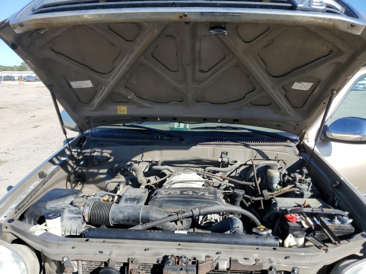 2002 Toyota Tundra VIN 5TBBT44172S282852 Copart auction photo, all over damage thumbnail 11