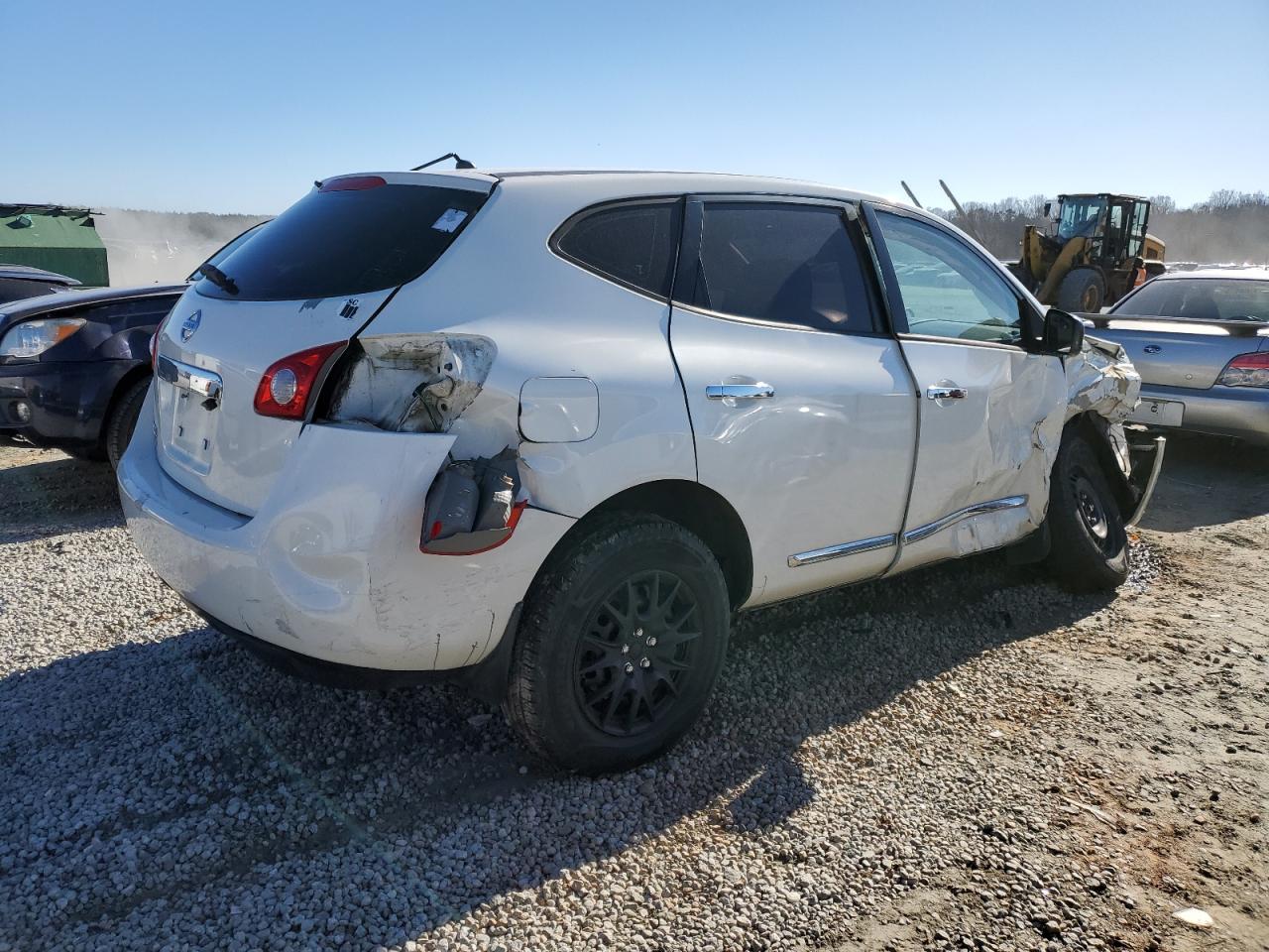 2014 Nissan Rogue VIN JN8AS5MT6EW604970 Copart auction photo, front end / side damage thumbnail 3