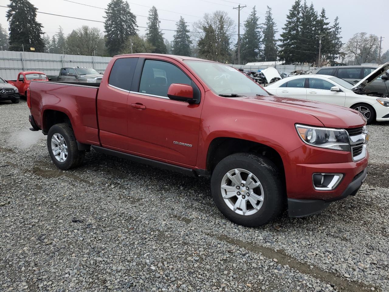 2016 Chevrolet Colorado VIN 1GCHSCE35G1200880 Copart auction photo, front end / undercarriage damage thumbnail 4