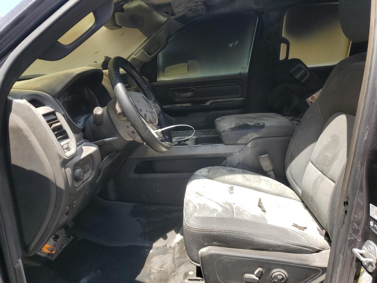2021 RAM 1500 VIN 1C6RREBT0MN833587 Copart auction photo, burn / burn - interior damage thumbnail 7