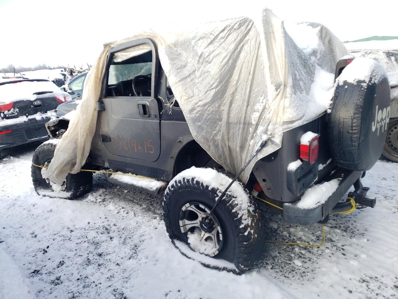 2005 Jeep Wrangler VIN 1J4FA49S65P380053 Copart auction photo, all over damage thumbnail 2