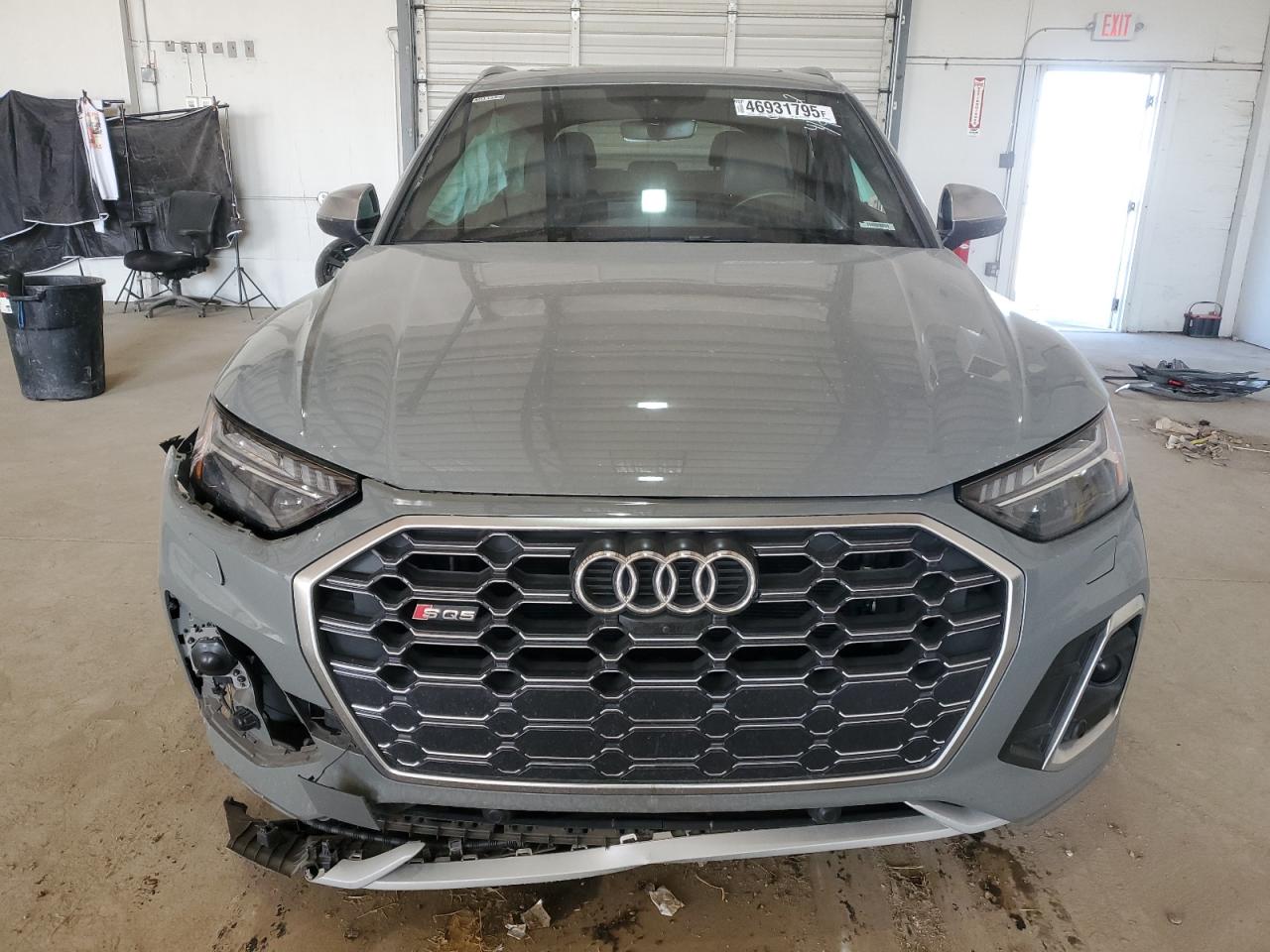 2021 Audi SQ5 VIN WA1C4AFY3M2069662 Copart auction photo, side / front end damage thumbnail 5