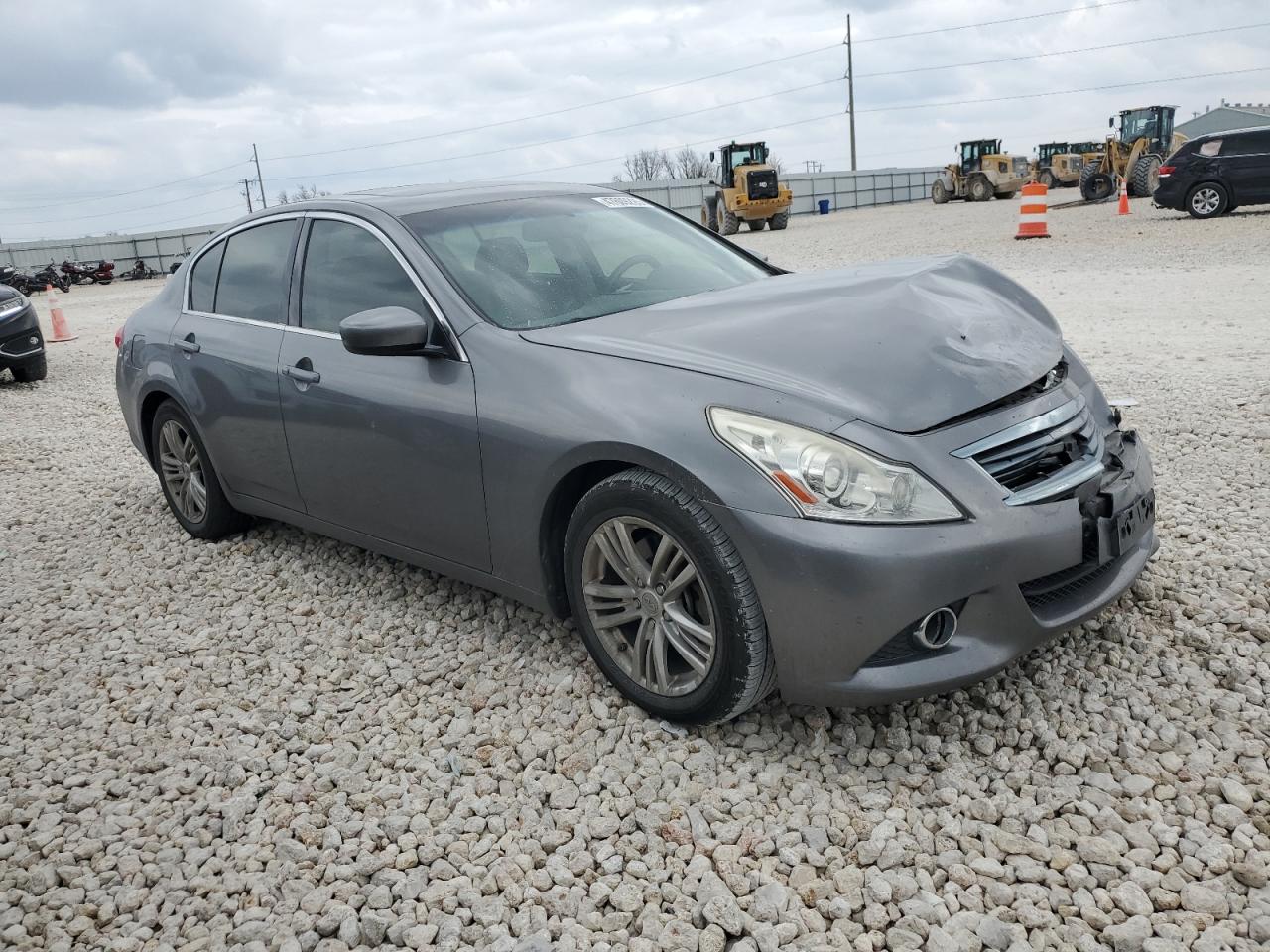2010 Infiniti G VIN JN1CV6AP1AM400224 Copart auction photo, front end damage thumbnail 4