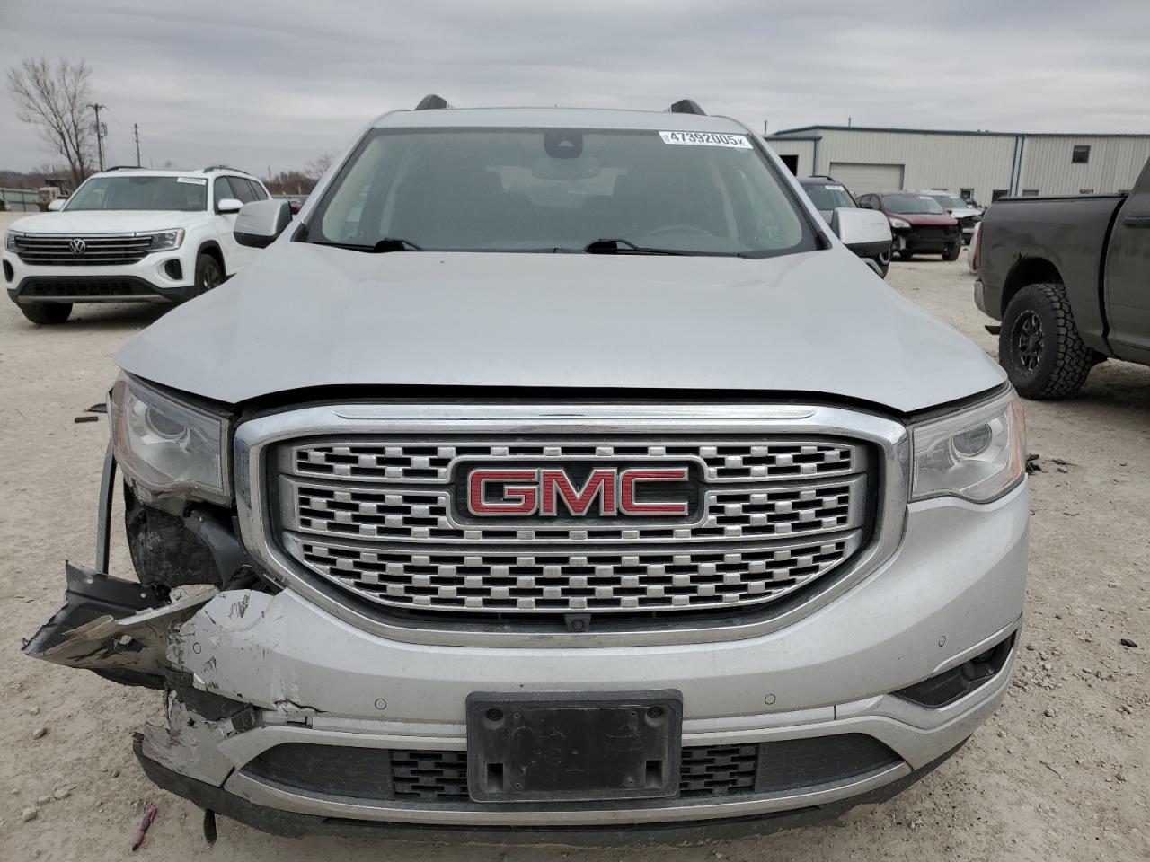 2019 GMC Acadia VIN 1GKKNXLS0KZ215509 Copart auction photo, front end damage thumbnail 5